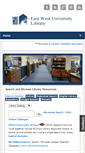 Mobile Screenshot of lib.ewubd.edu
