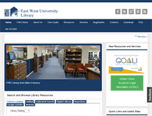 Tablet Screenshot of lib.ewubd.edu